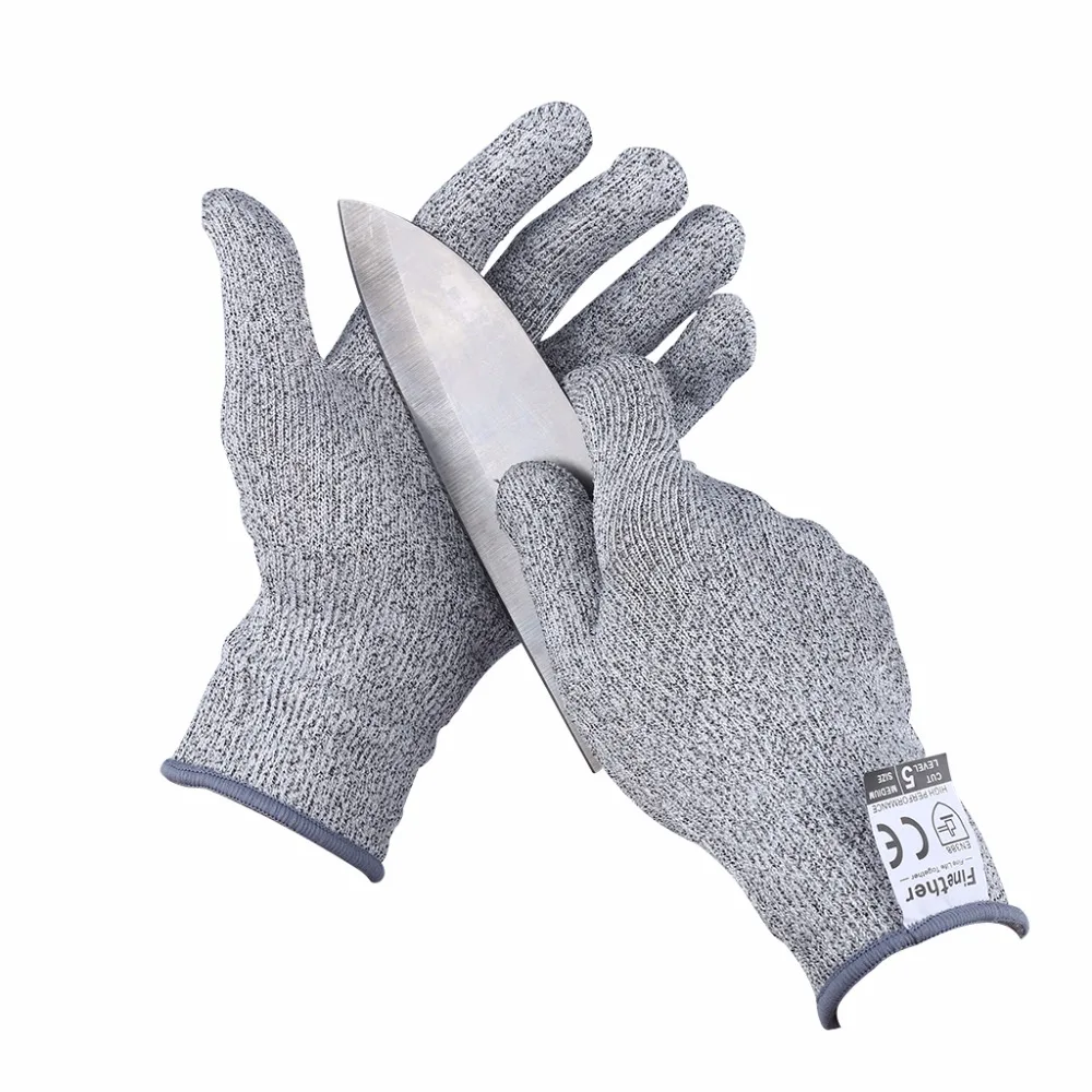 

Finether Cut-Resistant Gloves EN388 Level 5 Working Protective Gloves Anti Abrasion Safety Gloves Anti Cut Gloves Cut Resistance