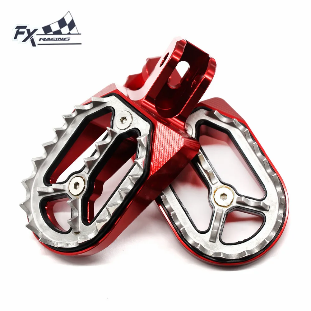 Aluminum CNC Motocross Dirt Pit Bike Foot Peg Pedal Footpegs Footrest For Honda CRF230 CRF230F CRF 230 2003 - 2017 2004 2005