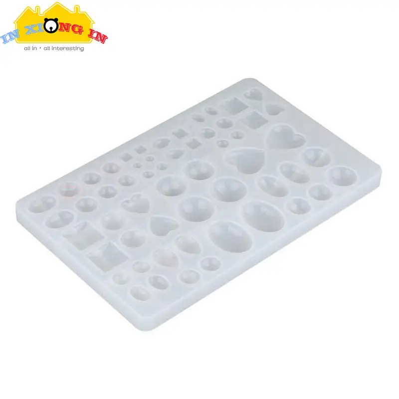 

Handmade Crystal Cabochon Silicone Molds Epoxy Resin Craft Dry Flower Heart Charms Mould DIY Resin Jewelry Making Tools Molds