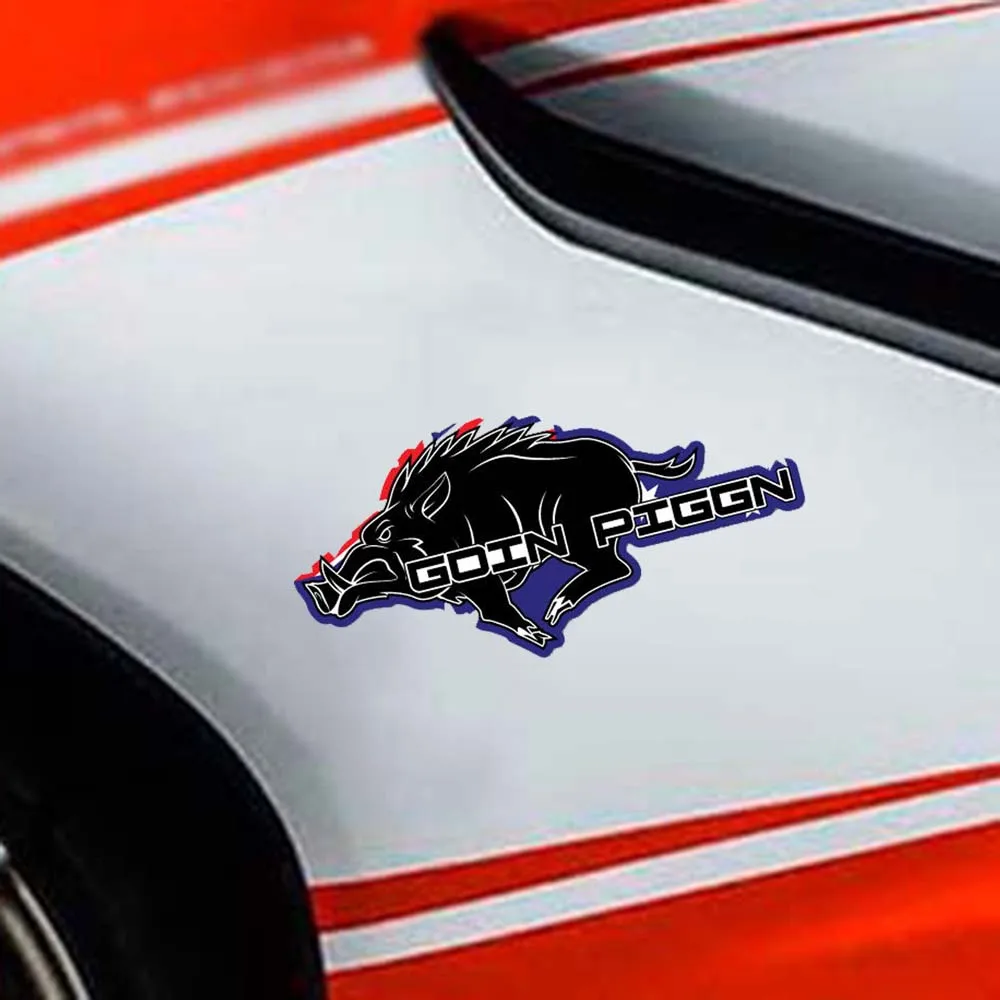 Australian Wild Boar Sticker Hunting Car Wild Vinyl Cutting Car Boat Stickers Accessories Decorative Decals