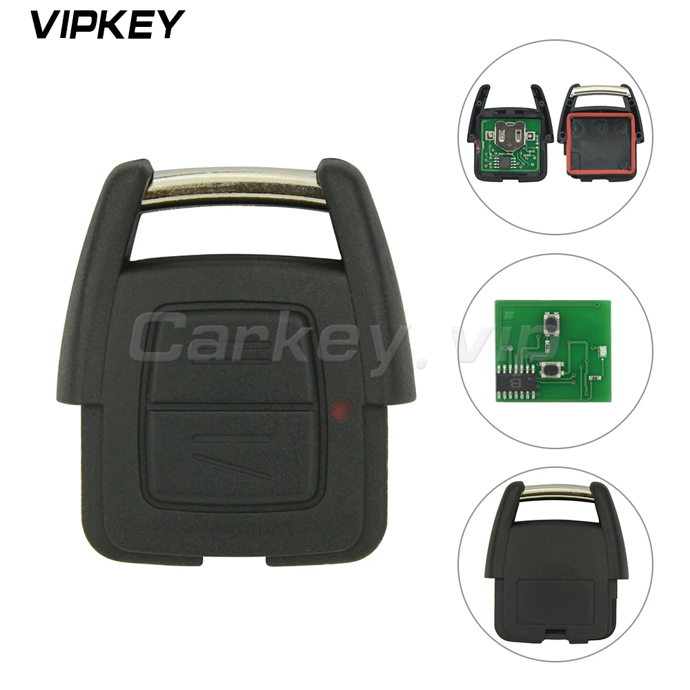 Remotekey 93176615, автомобильные аксессуары, брелок 2 кнопки 433 МГц для Opel Vauxhall Holden Astra G Zafira A 2000 2001 2002 2003 2004 автомобиль дистанционного ключа