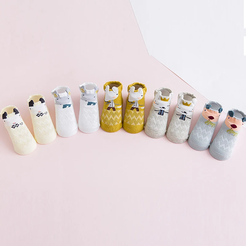 5 Pairslot 2018 Summer Baby Socks for Girl Breathable Cotton Mesh 0-3 Y Baby Girl Socks Meias Infant Toddler Baby Accessories (3)