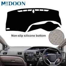MIDOON для Honda civic 2013 9 поколения, чехлы для стайлинга автомобилей, коврик для приборной панели, защита от солнца, крышка приборной панели RHD