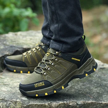 

New Arrival Men Hiking Shoes Climbing Sneakers Zapatillas Comfortable Boots Anti-Slip Outdoor Sport Shoes Walking Trekking