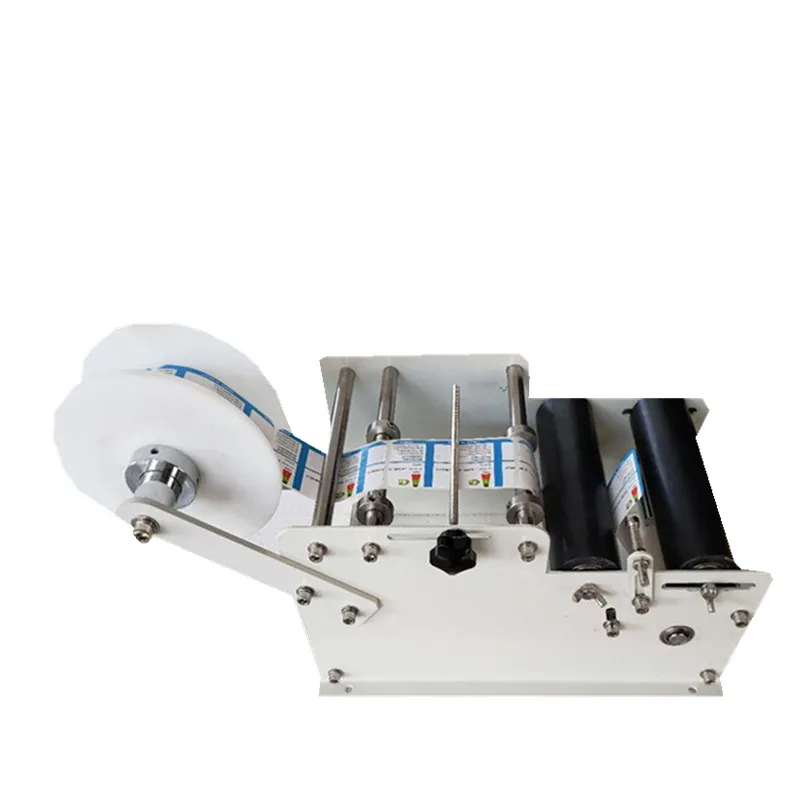 

SM-30 manual labeling machine, labeler for small round bottles
