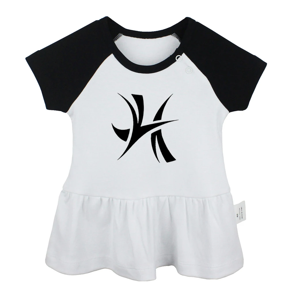 Constellation Pisces Virgo Cancer Capricorn Symbol Tattoo Design Newborn Baby Girls Dresses Toddler Infant Cotton Clothes | Мать и
