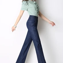 New Arrival Spring And Summer Casual Fashion High Waist Pants Skinny Straight Button Fly Cotton Close Women Plus Size 28-36 38