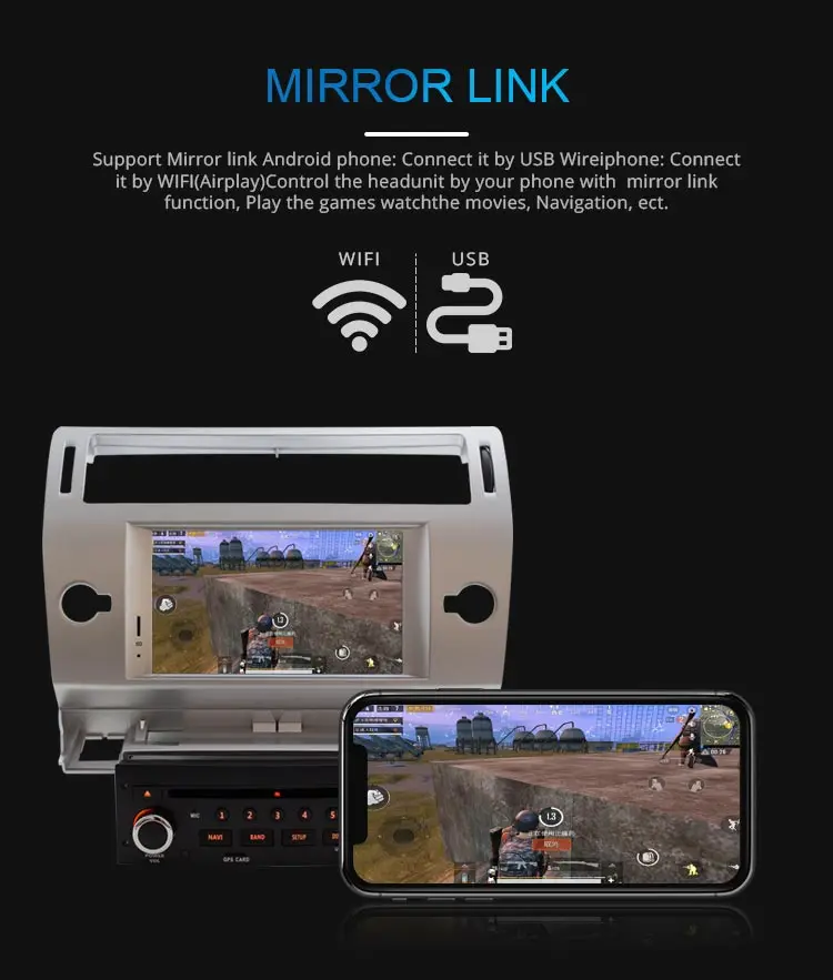 Perfect LJDA 1 Din Android 8.0 Car DVD Player For Citroen C4 Multimedia GPS Navigation Auto Radio Octa Core 4G+32G Headunit Stereo Audio 10