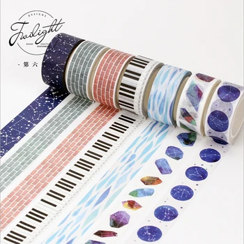 

Horoscope Element Masking Washi Tape Decorative Adhesive Tape Decor Diy Scrapbooking Sticker Label Stationery Gift