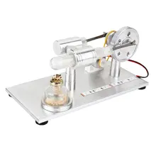 Двигатель для перемешивания, двигатель для горячего воздуха, сплав, физическая модель, Science, горячий воздух, вечное исследование, светодиодный пароварный двигатель