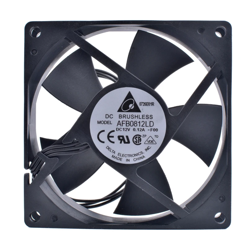 3Pin Delta AFB0812SH-F00 80mm x 80mm x 25mm Fan