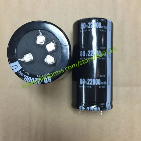 

Aluminum electrolytic capacitor 4 feet 22000UF 80V 40*80mm 45MM*75MM capacitor Electronics New and original import capacitor