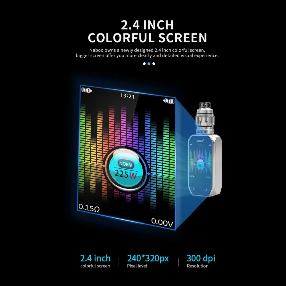 Vape Mods оригинальный Smoant naoo 225 Вт TC бокс мод классические варианты