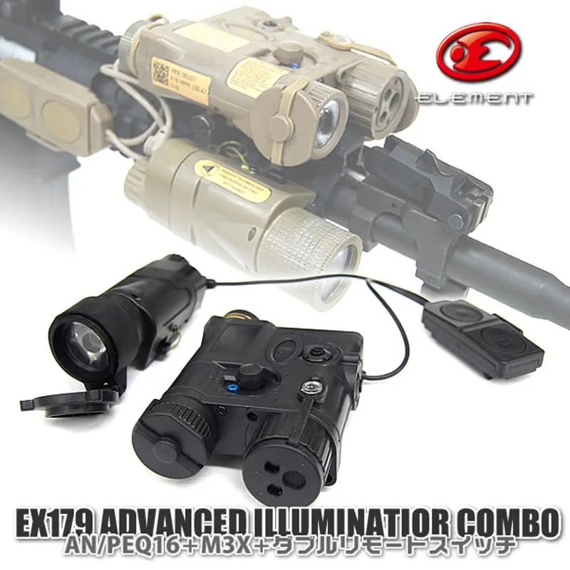 Element Airsoft SF PEQ 16A Tactical lights Combo L 3 Advanced