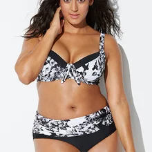 Для женщин s плавание костюмы плавание костюм большой размер Roupa De Banho Push-Up Женский одежда для плавания пикантное женское бикини пляжный танкини из двух частей