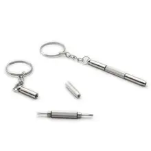 3 в 1 Брелок Отвертка очки солнцезащитные очки набор для ремонта часов инструмент