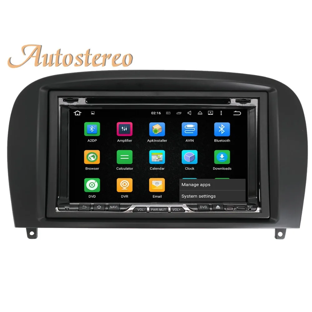 Android 8 Car DVD Player For MERCEDES BENZ SL klasse W230 2004 2011 GPS navigation multimedia