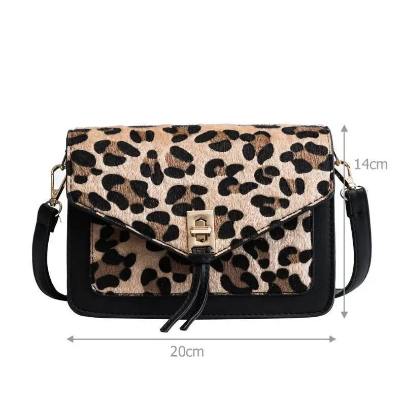 Новая сумка из искусственной кожи с леопардовым принтом через плечо, женская сумка на ремне, Повседневная сумка для девочек