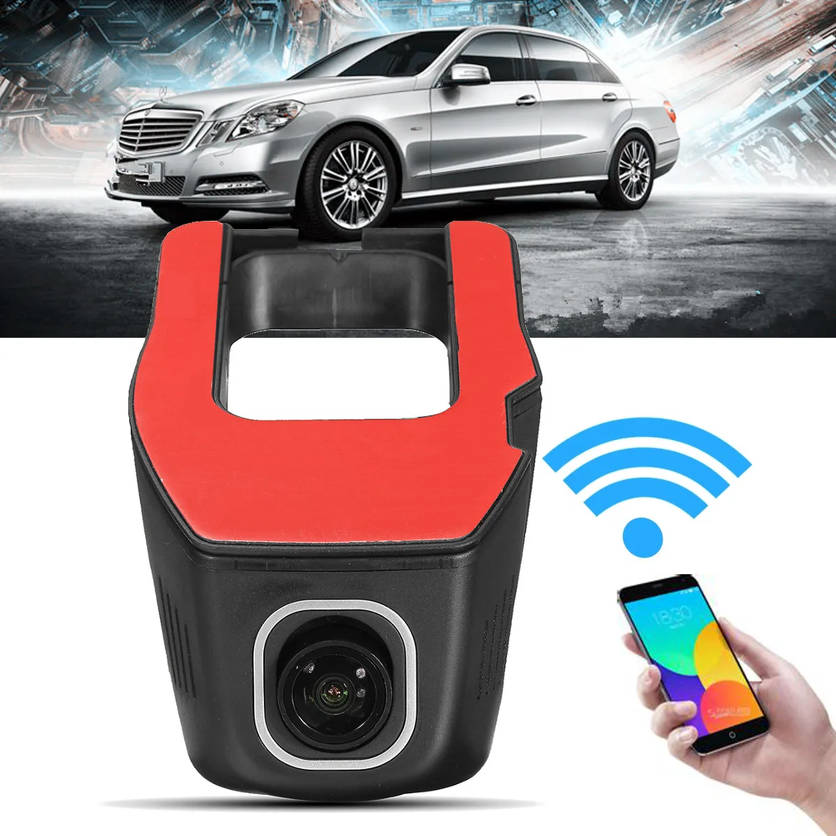 Hidden Wifi Car DVR HD 1080P Vehicle Camera Video Recorder Dash Cam Night Vision 