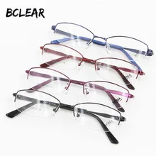 BCLEAR самые винтажные красивые оптические оправы полуобода оптические очки для женщин 2011