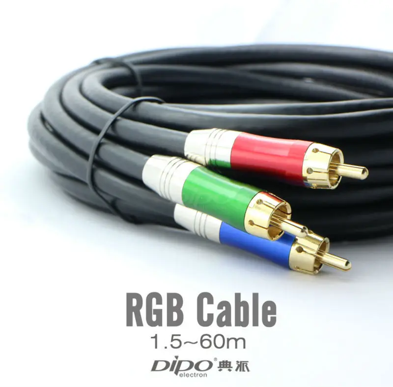 Compra rojo verde azul rca cable online al por mayor de