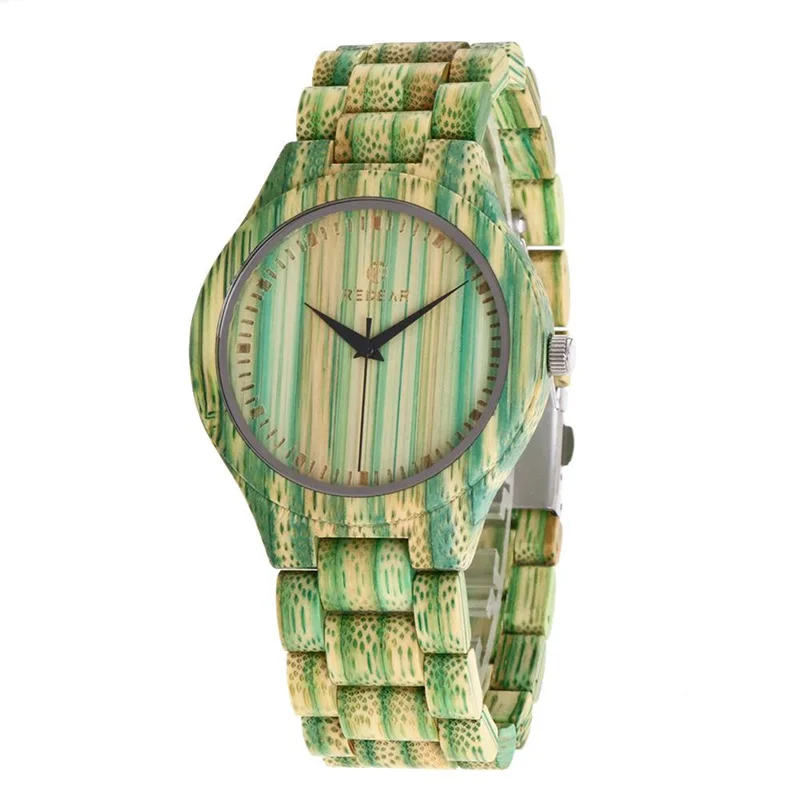 

Wooden Quartz Watch Natural Bamboo Wood Watch Wristwatch Women Men Decoration Watches For Couple Lovers' TT@88