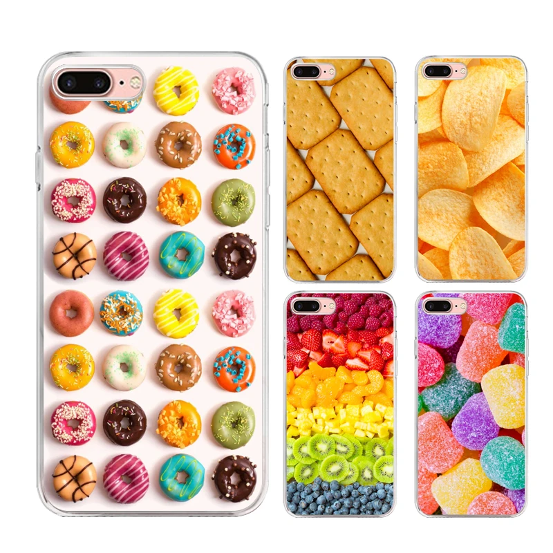 Food Series Phone Case For iPhone 4 4s 5 5s Se 6 6s Plus 7 High Quality Painted TPU Soft Silicone Cover Shell | Мобильные телефоны