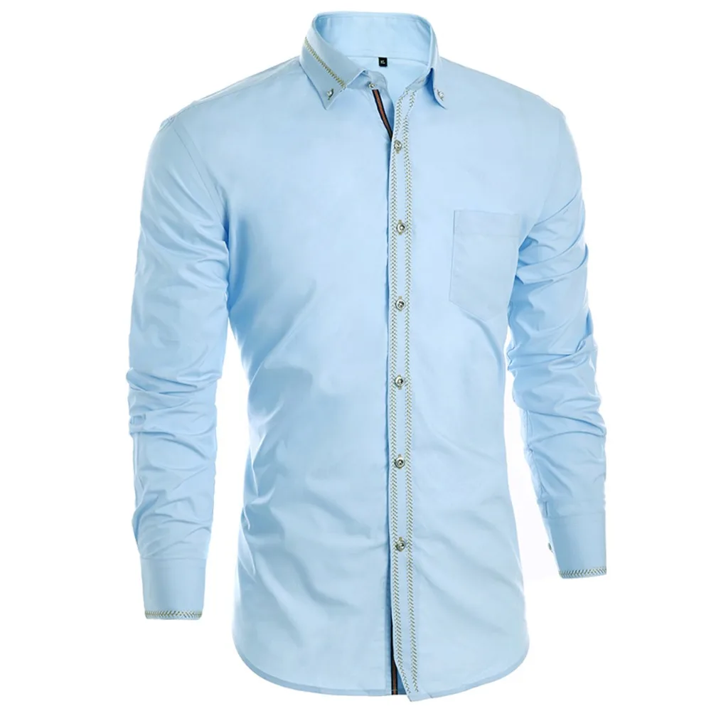 Jeetoo 2019 الرجال الصلبة ضئيلة عارضة الزفاف قميص تجارية طويلة الأكمام الرجال اللباس البلوزات العمل ارتداء الرسمي الذكور سهرة زائد حجم