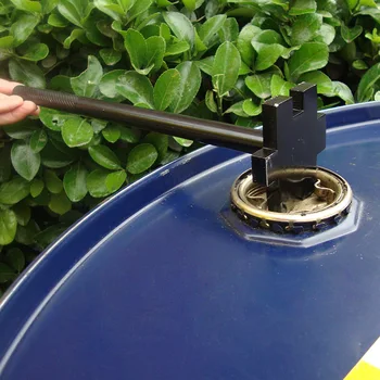 

Steel oil drum wrench Special wrench for opening oil drum Oil drum cover oil drum wrench Carbon steel oil drum opener
