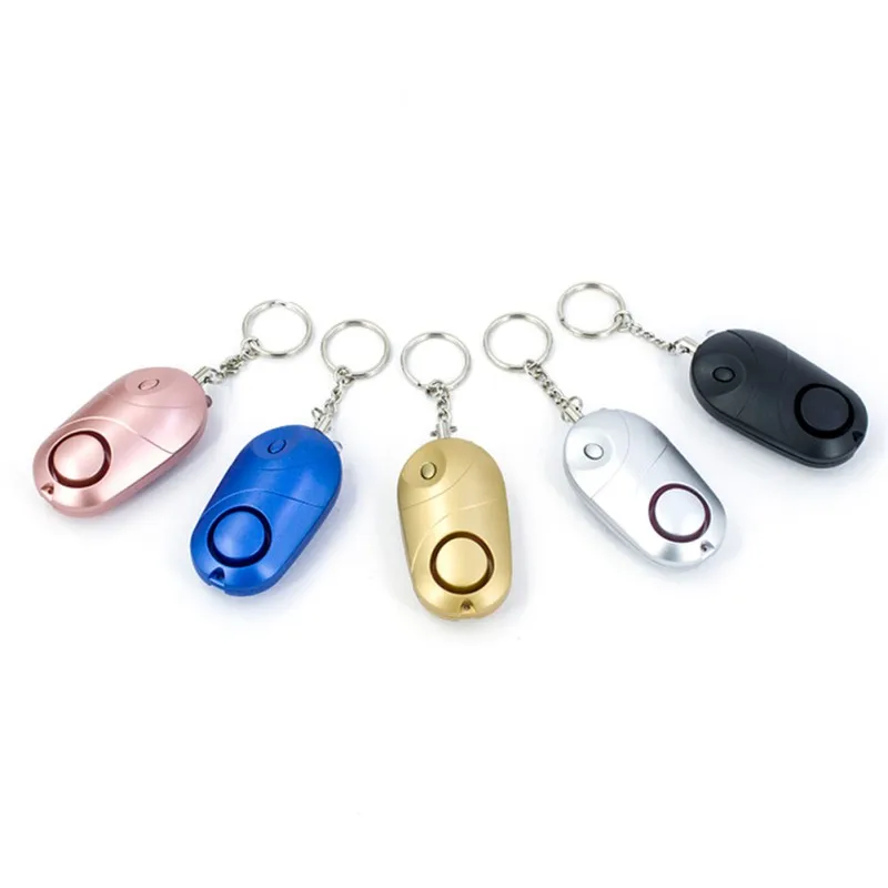 

140db Super Loud Emergency Self Defense Personal Camping survival Security Alarm Keychain Light Mini For Women Kids Elders