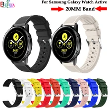 Спортивный силиконовый ремешок для часов samsung Galaxy watch активный ремешок для samsung Galaxy 42 мм/gear S2 Смарт-часы сменный Браслет