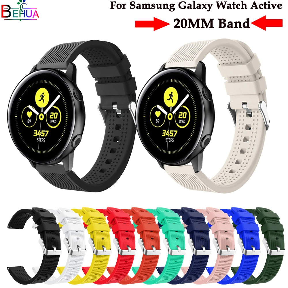 Спортивный силиконовый ремешок для часов Samsung Galaxy активный 42 мм/Gear S2 сменный