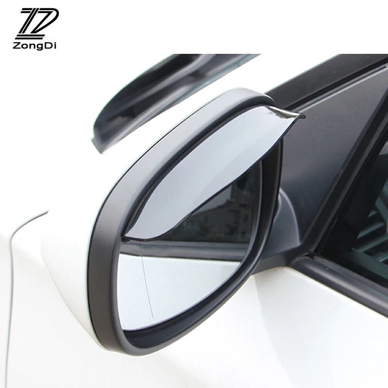Car rearview mirror rain brow Rain cover 1PC For VW polo passat b6 Lada granta vesta Renault duster Audi a4 b6 a3 accessories