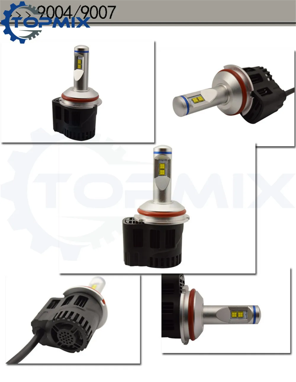 JY-6GA-55W-9007 110W 10400LM Car Headlight 4