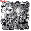 Discount Graffiti Sticker Laptop-Luggage Wall-Guitar Metallic Black 50pcs for Car-Styling And 32862045300