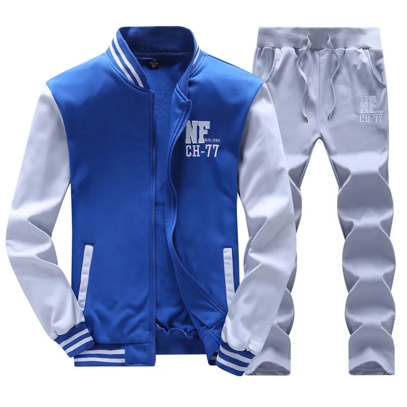 Tracksuit Men Set Winter 2PCS Collar Fleece Thicker Velvet sportsuit Casual Mens Suits Sweatshirt Men Tracksuit Set Sweat 4XL