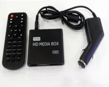 REDAMIGO-Minireproductor MultiMedia Full HD para coche, 1080P, HDD, disco U, caja MultiMedia con AV, USB, SD/MMC, K7 + C