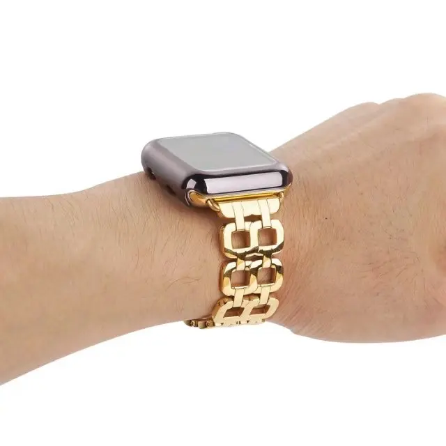 Luxury    for apple watch band iWatch strap accessories watch parts watch band bracelet Metal Stainless Steel (7)