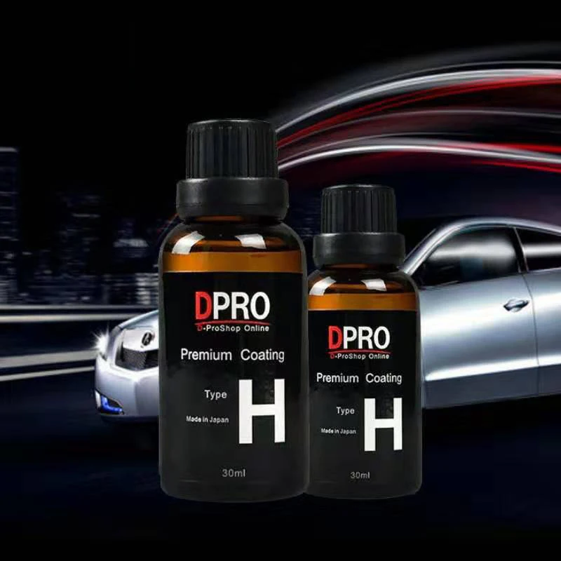 Car Paint Care Polish Nano Ceramic Auto Coating Anti-Scratch 9H Crystal Liquid Glass Hydrophobic Kit 30ml