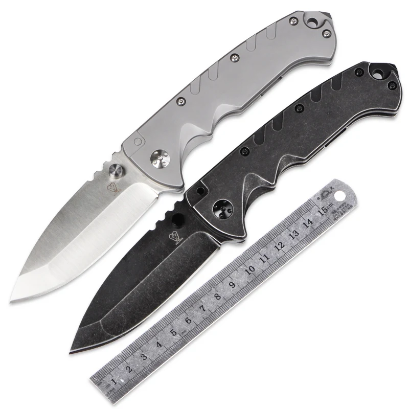 Comprar Cuchillo plegable V18 herramienta EDC de alta calidad, cuchillo de acero para todo tipo de cuchillos de caza al aire libre, herramientas EDC de supervivencia