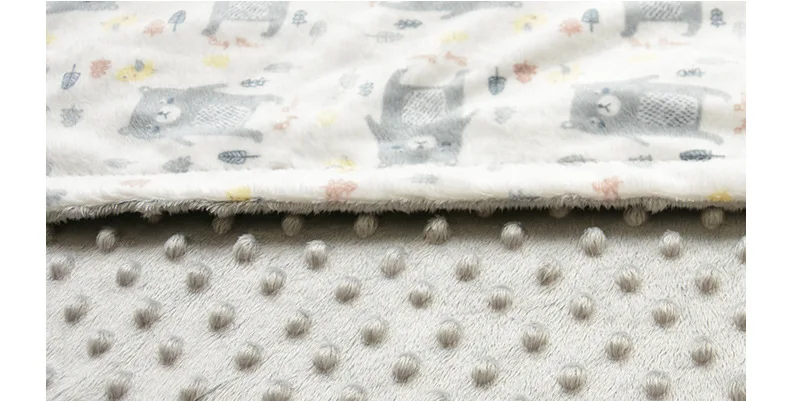 Детское одеяло с изображением животных Минки, Фланелевое Флисовое одеяло, детское постельное белье, детское одеяло для пеленания, детская коляска для новорожденных