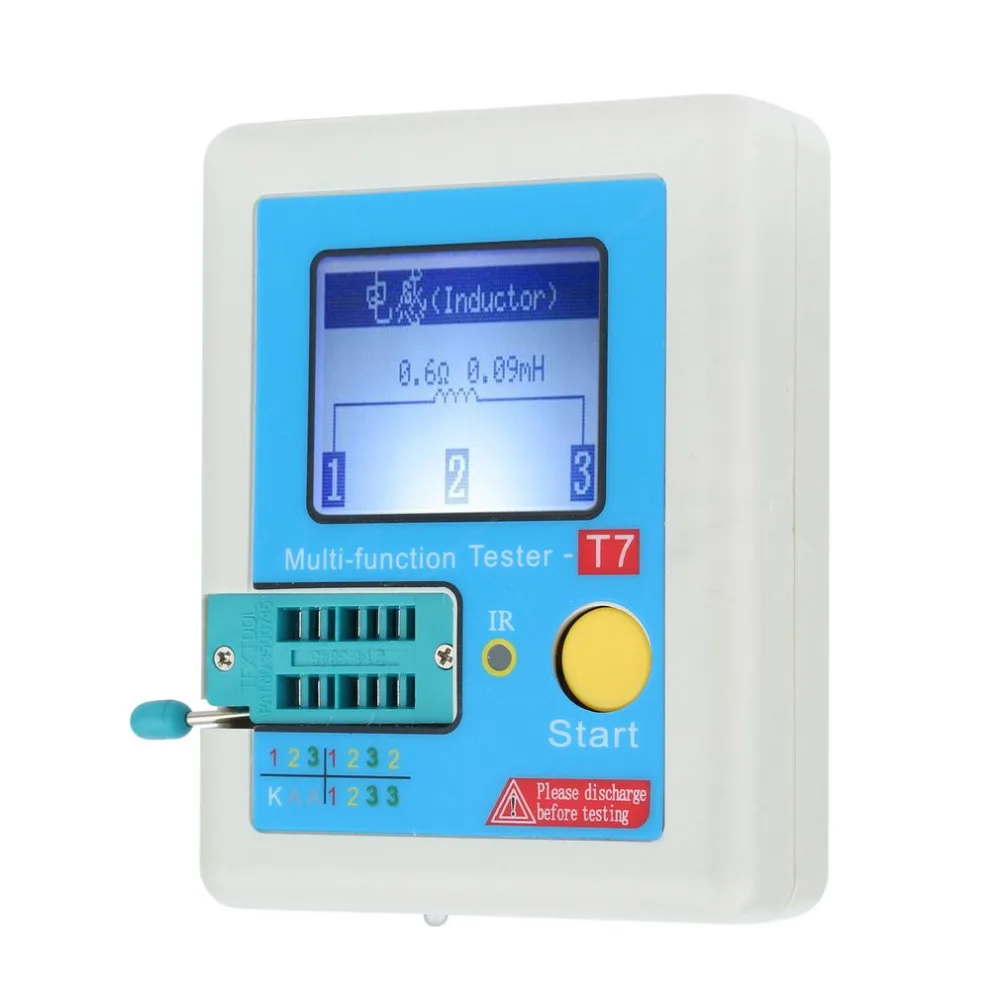 

LCR-T7 Multimeter Transistor Tester TFT Diode Triode Capacitance ESR Meter LCR MOSFET IR Multi-function Tester 2017 new