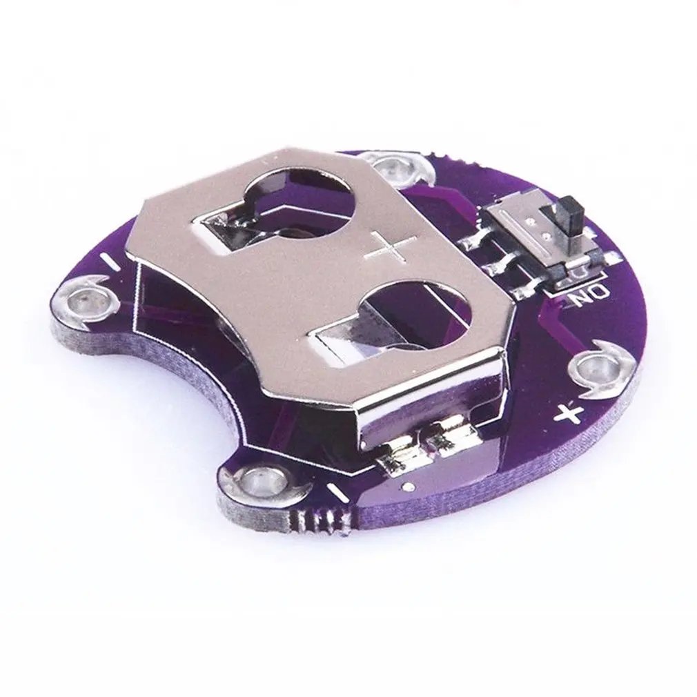 

LilyPad Coin Cell Battery Holder CR2032 Battery Mount Module For Arduino