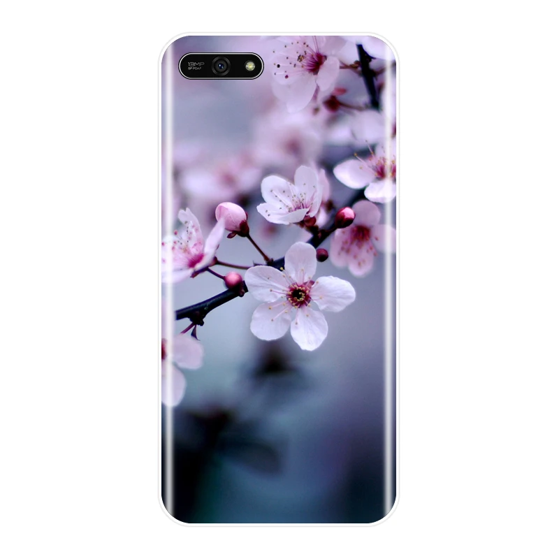 Чехол для телефона Huawei Y6 Y7 Y9 Prime 2018 Мягкий Силиконовый ТПУ милый чехол с