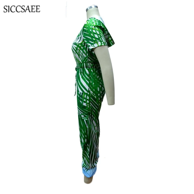 Zipper Front Hoody Rompers Womens Jumpsuit Harem Overalls For Women Pinup Summer 2019 Loose Bamboo Printed Macacao Feminino Sexy Zipper Front Hoody Rompers Womens Jumpsuit Harem Overalls For Women Pinup Summer 2019 Loose Bamboo Printed Macacao Feminino Sexy