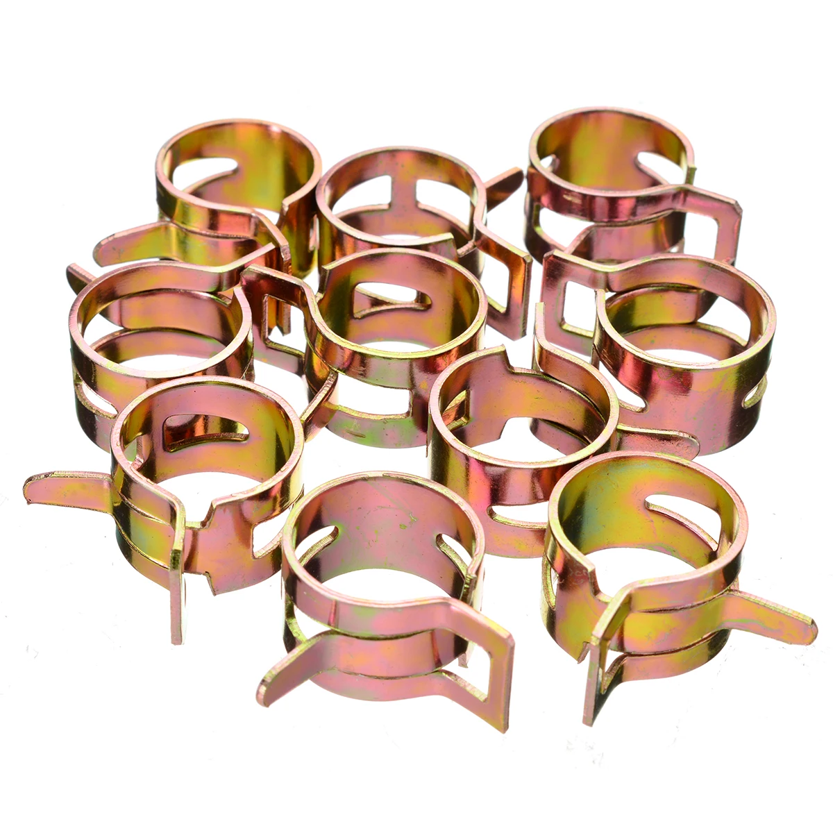 Oil Fuel Pipe Clips Gold Replacement Tool 60pcs Assortment Spring Hose