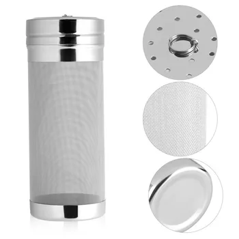 

TTLIFE 7x29cm Stainless Steel Home Brew 300 Micron Hop Spider Mesh Beer Filter Strainer For Homemade Brew Spider Mesh Filter