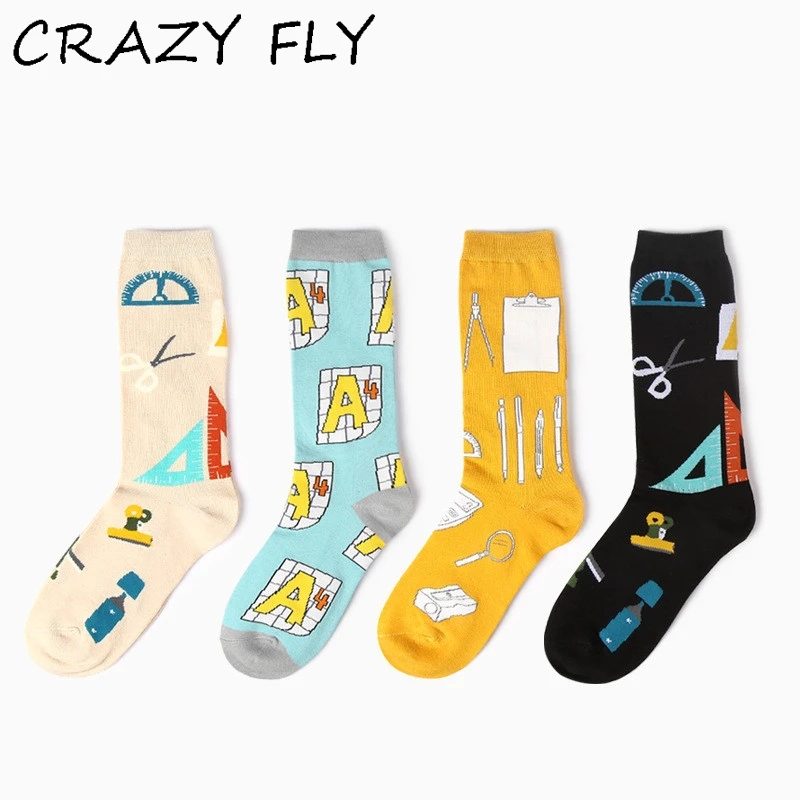 Магазин crazy fly женские хлопковые носки в стиле Харадзюку 2019 | Женская одежда