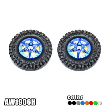 

LeadingStar 1 Pair TRAXXA RC Car Parts Aluminum alloy Wheel Hub + Tire