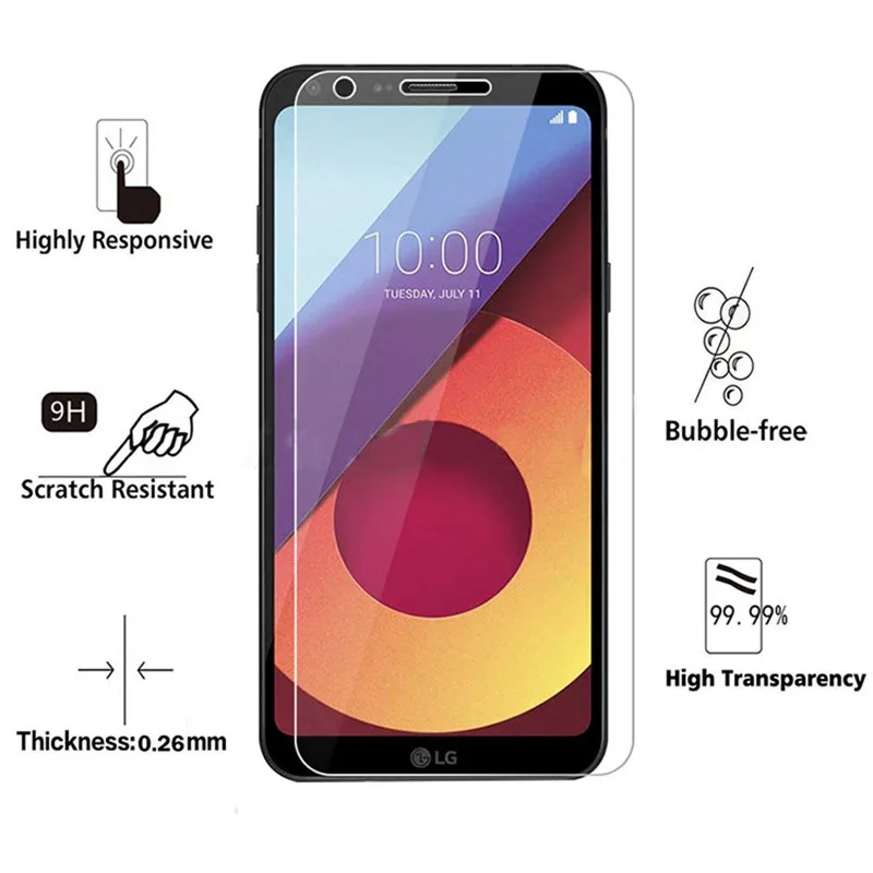 

For LG Q6 Tempered Glass For LG Q6 M700 Screen Protector For LG Q6 alpha Q6a Q 6 a Screen Film Glass 2.5D 0.26mm